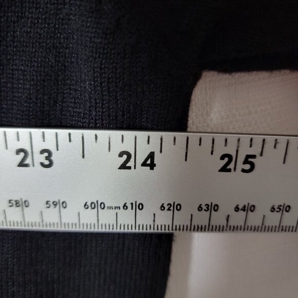 Marisa Christina II Cardigan Short Sleeve Sweater Sz 3X Black W/Embroidery Trim - Picture 7 of 11